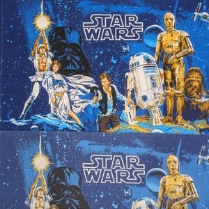 Star Wars Blue and Gold Pillowcase